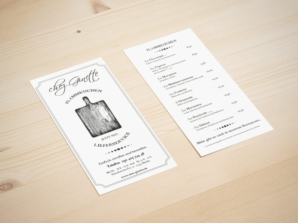 mockup restaurant chez ginette